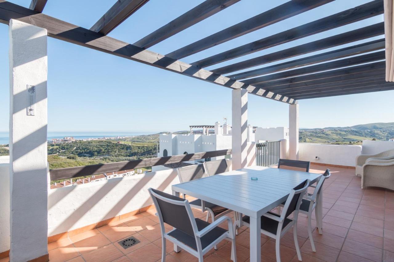 2186-Luxury Sea View Penthouse In Casares Costa Apartment Екстериор снимка
