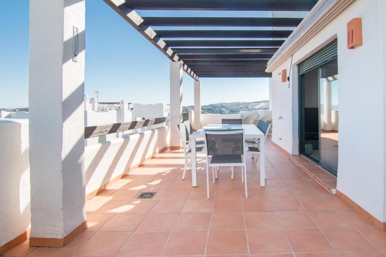 2186-Luxury Sea View Penthouse In Casares Costa Apartment Екстериор снимка